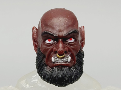 Male Blasted Land Orc Bearded Head