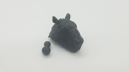 Rodent / Rat / Mouse Male Head (Black)