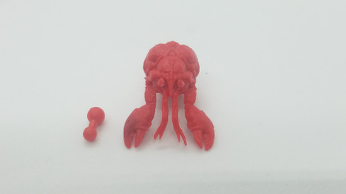 Crustacean Female Head (Red)