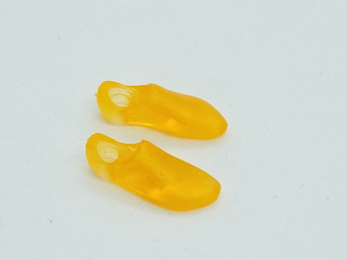 Transparent Orange Female Shoes