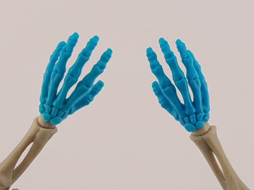 Grim Spectre Blue Skeleton Open Hands - 1:12 Scale - Epic HACKS