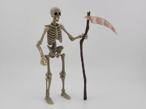 Grim Spectre Skeleton Weathered Scythe - 1:12 Scale - Epic HACKS