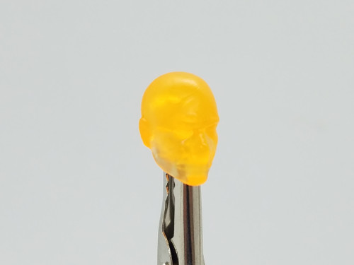 Transparent Orange Male Masked head
