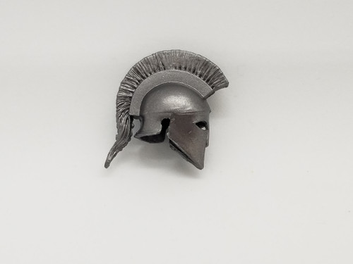 Aged Steel Spartan Helmet