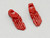 Blood Red Skeleton Feet