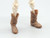 Light Brown Tall Boots (Blood Red Skeleton Kit)
