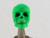 Green Pirate Skeleton Skull - 1:12 Scale - Epic HACKS