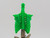 Green Pirate Skeleton Torso - 1:12 Scale - Epic HACKS