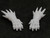 Tezcatlipoca (Aztec) gauntlets (White)