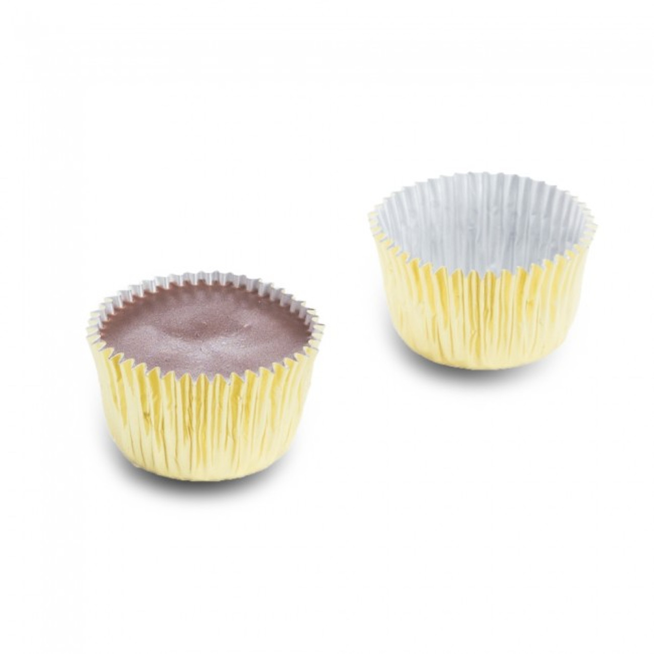 Light Silver Foil Mini Cupcake Liners