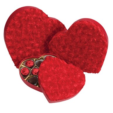 Red Velvet Heart Boxes - Glerup Revere Packaging