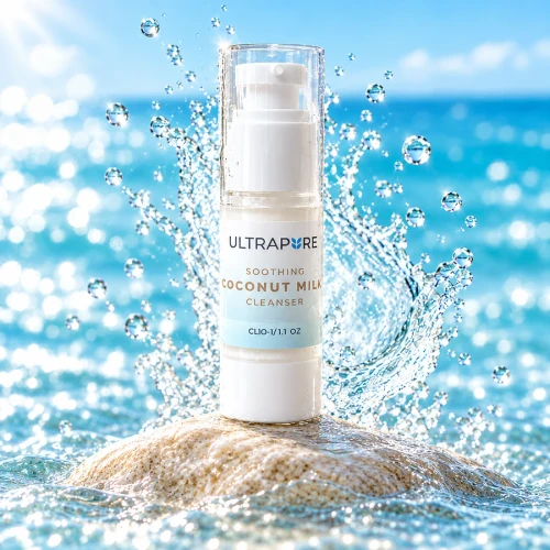 Soothing Coconut Milk  Cleanser 1.2 oz Luxury Travel-Size