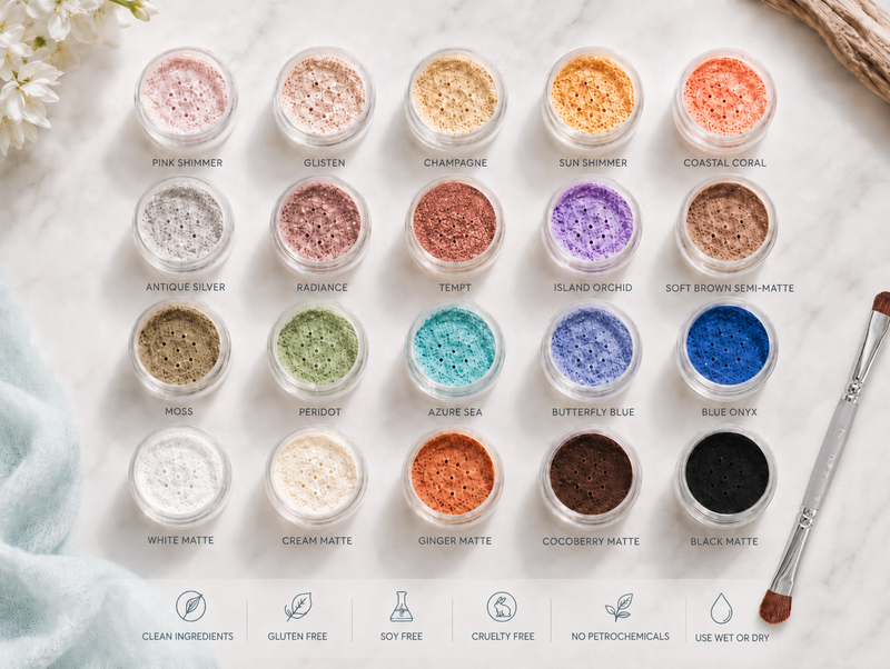 FX (Loose) Eye Shadows  (Natural  and Glam Eye Makeup)