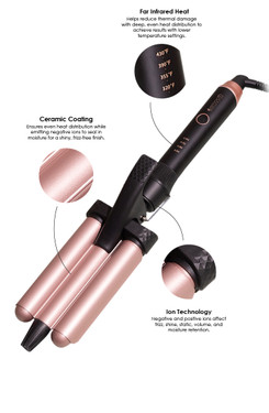 Triple Waving Iron | Beach Wave Iron Triple Waving Iron | Beach Wave Iron