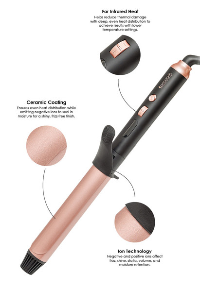 extra long 1.25" Barrel Curling Iron