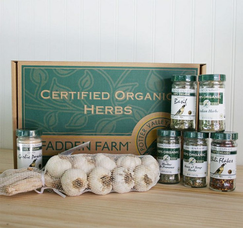 **Limited Time Organic Herbs & Garlic Braid Gift Box**