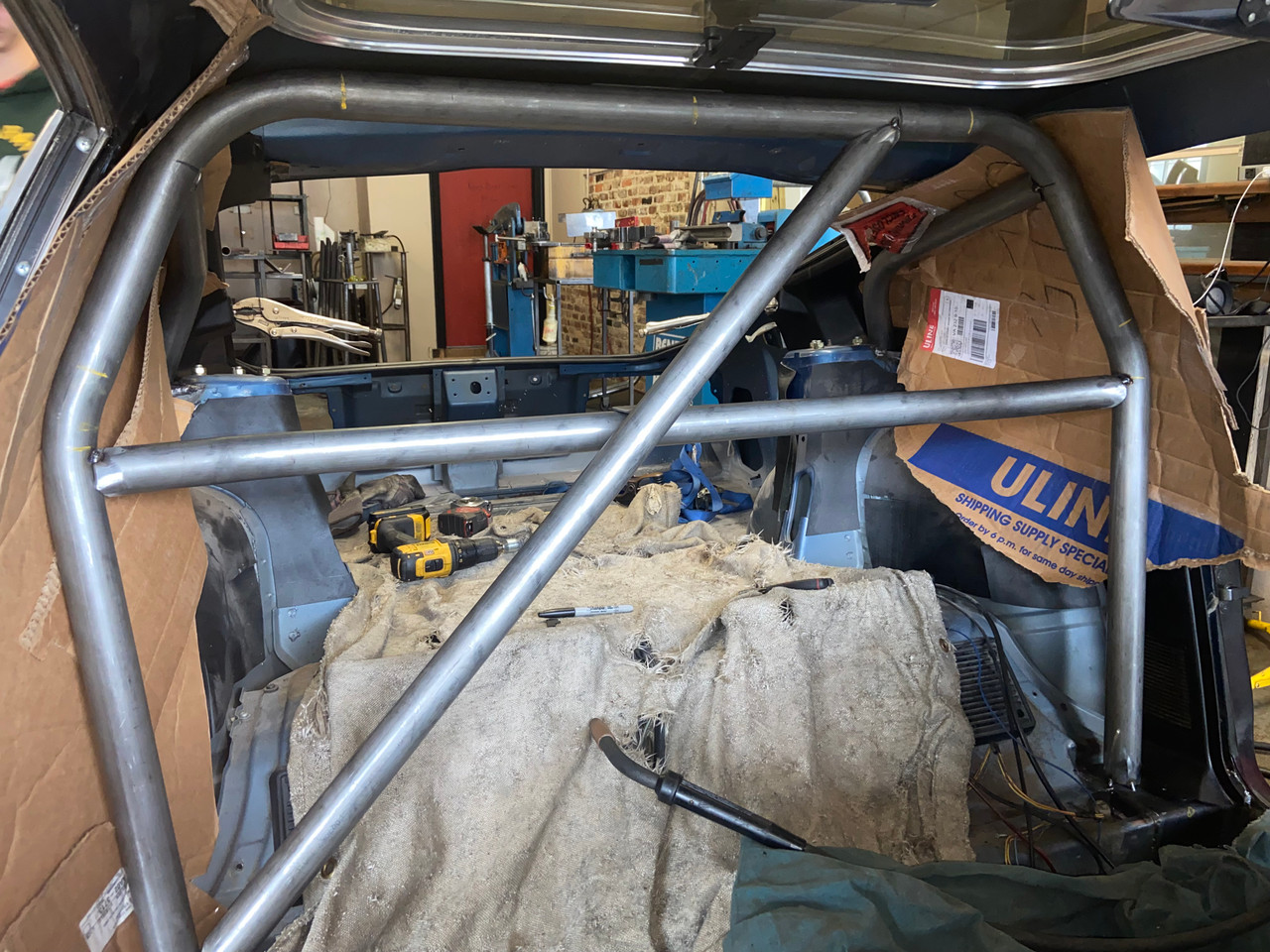4 Point Roll Bar Time Attack Datsun 280Z Roll Cage Custom Fabrication