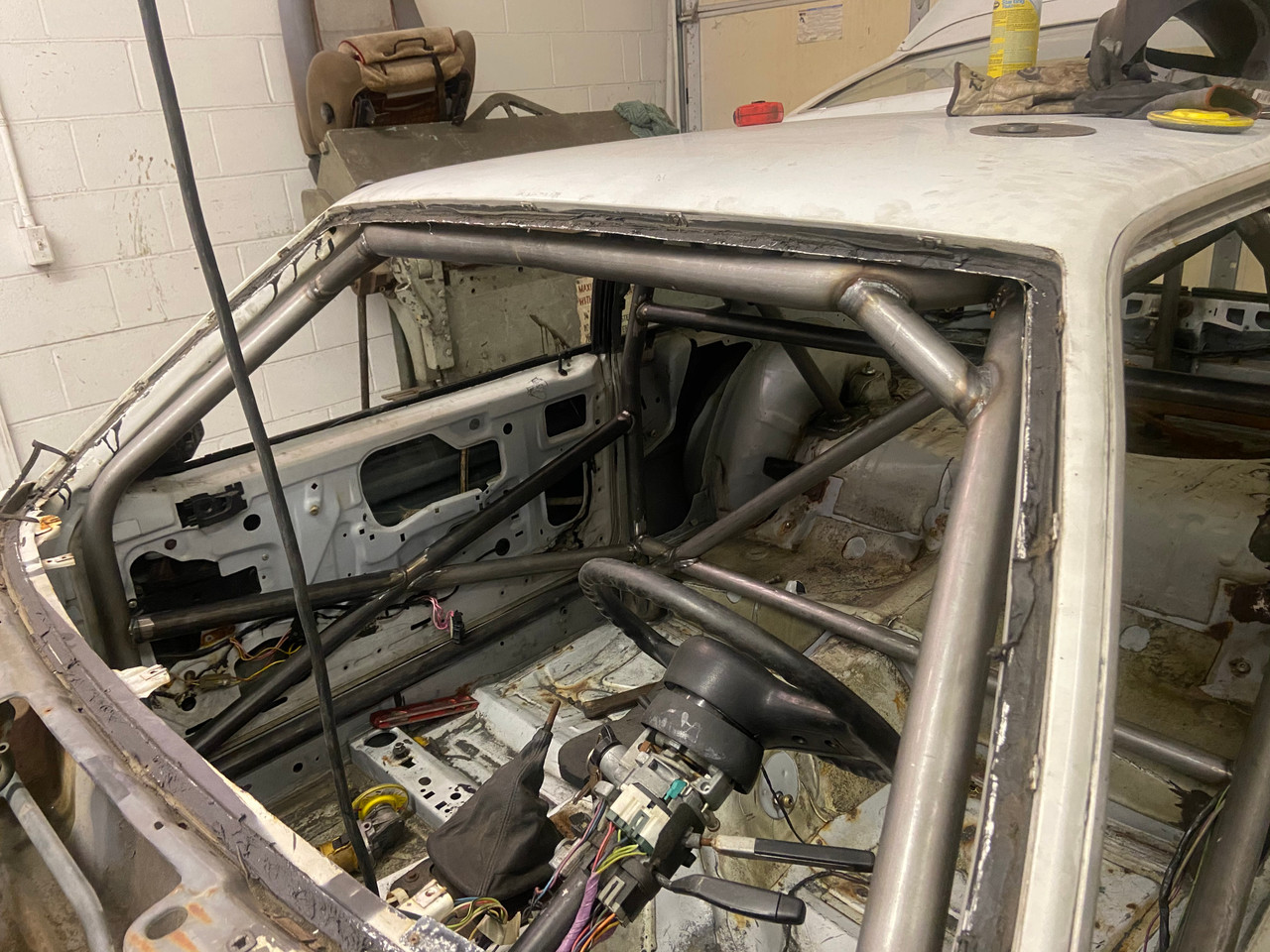 Ford Foxbody Mustang 7993 24 Hours of Lemons Roll Cage Custom Fabrication