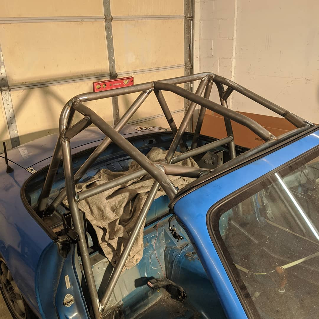 Mazda Miata 24 Hours of Lemons Roll Cage Custom Fabrication