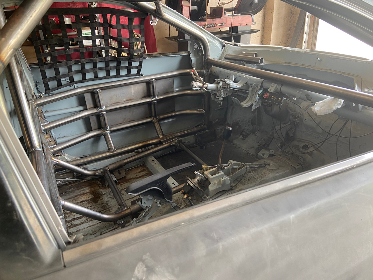 01-06 Acura RSX Limited Sportsman Circle Track Roll Cage, In Shop Fabrication