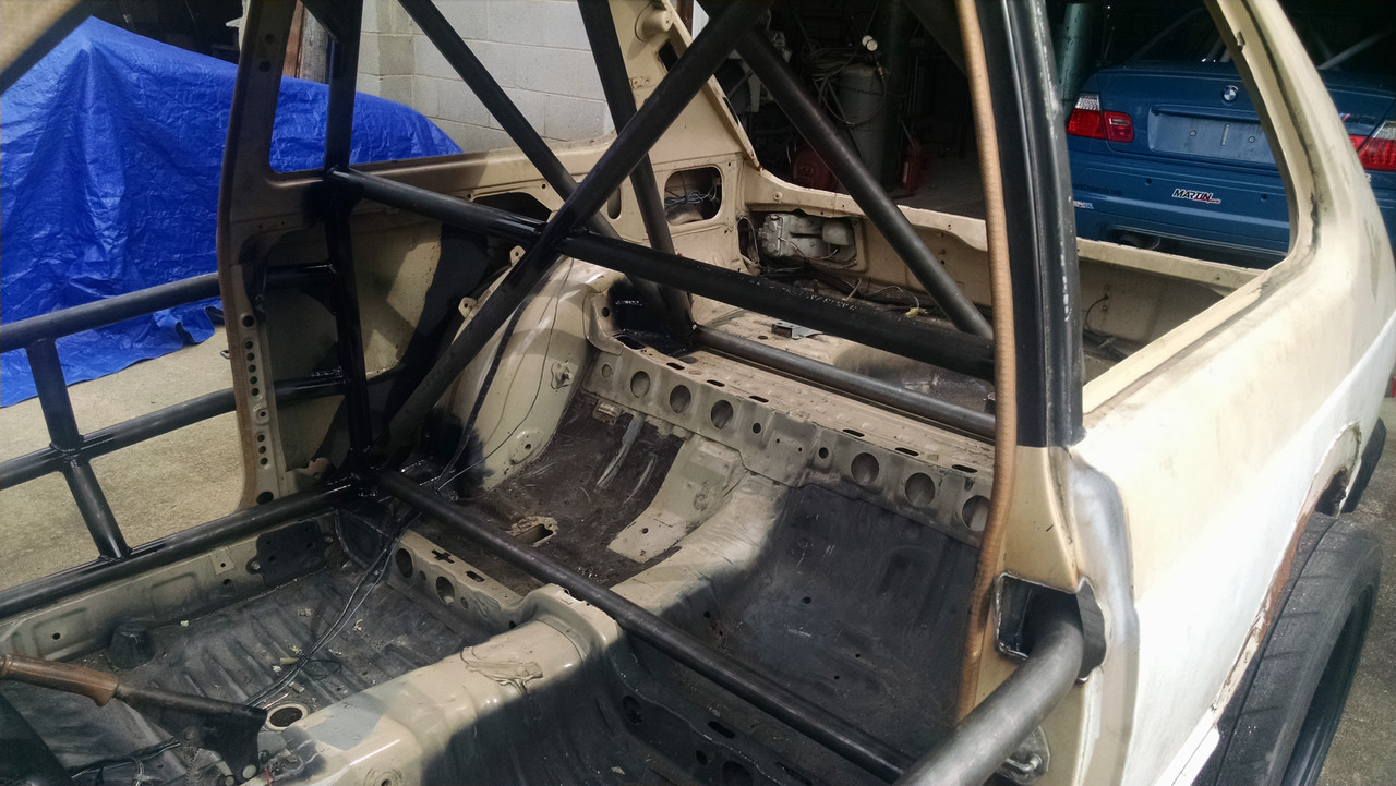 Roll Cage Components Standard Lemons Main Loop Diagonal Bar Setup with Belt Bars and Lower Main Loop Horizontal Bars