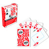 Carti profesionale WSOP 100% plastic cu JUMBO index si spate rosu