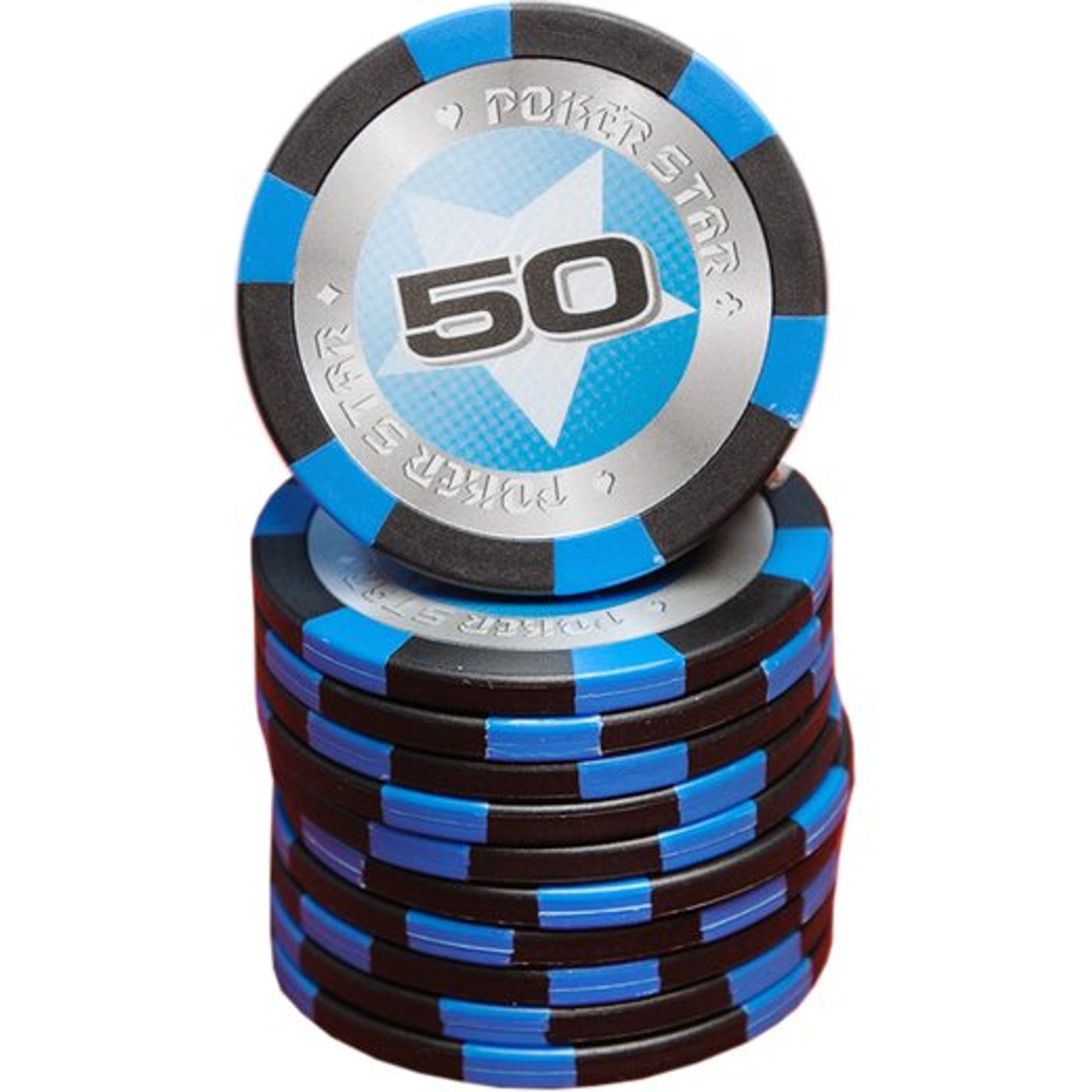 Set 500 jetoane pentru poker model Pokerstar, 13 gr + CADOU un pachet de carti 100% plastic Dal Negro