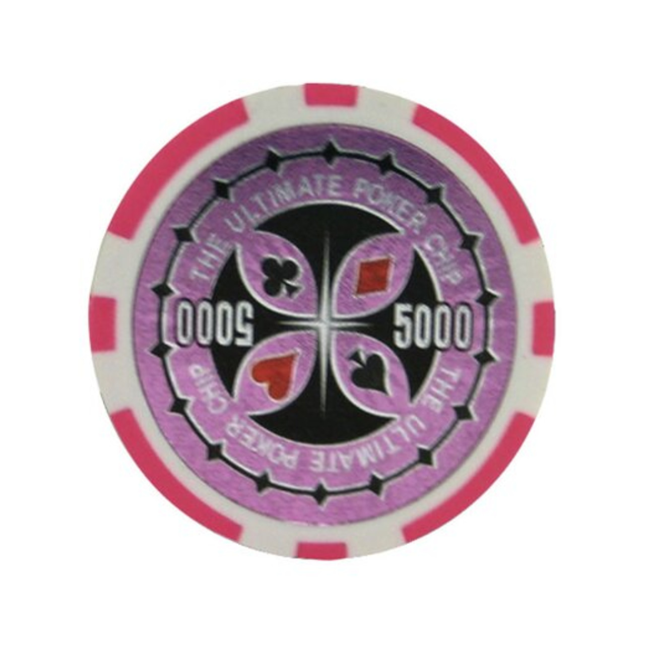 Set 500 poker chips model Ultimate, 11.5 gr high stake+ CADOU un pachet de carti 100% plastic Dal Negro