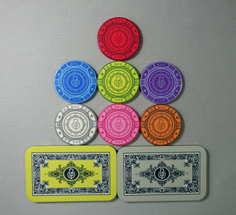 Poker chips personalizate din ceramica