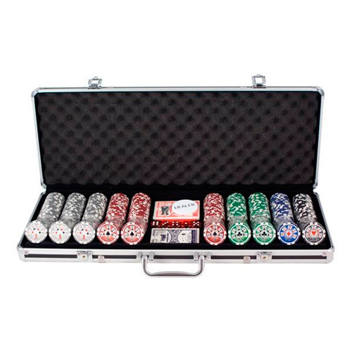 Set de poker de 500 chip-uri Royal Flush cu jetoane de 13.5 grame