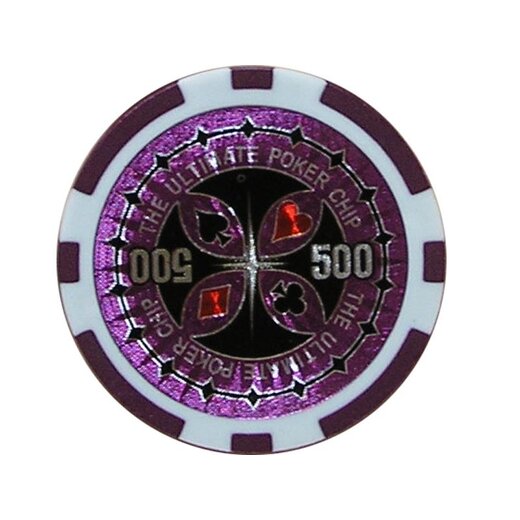 Set 300 jetoane pentru poker model Ultimate, 11.5 gr in servieta