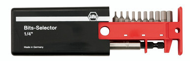 Wiha 79246 - Hex Inch Bit Selector Set 1/16-1/4