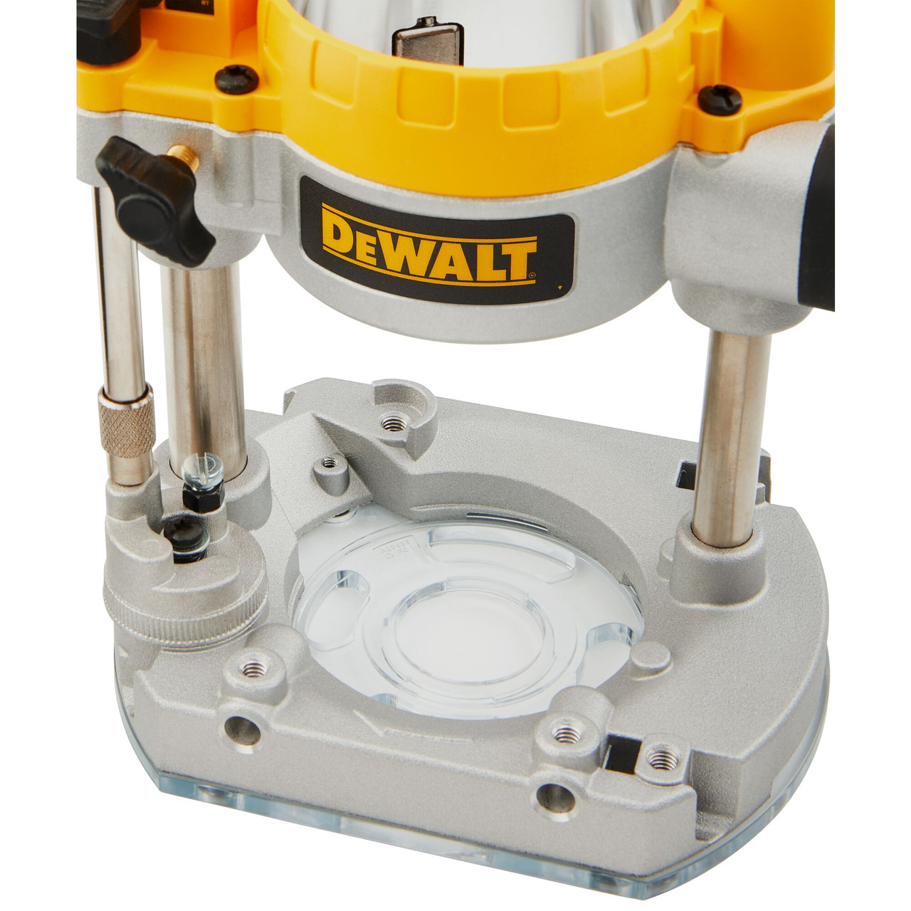 Plate Dimensions Dewalt Dnp613 Round Sub Base For Compact Router