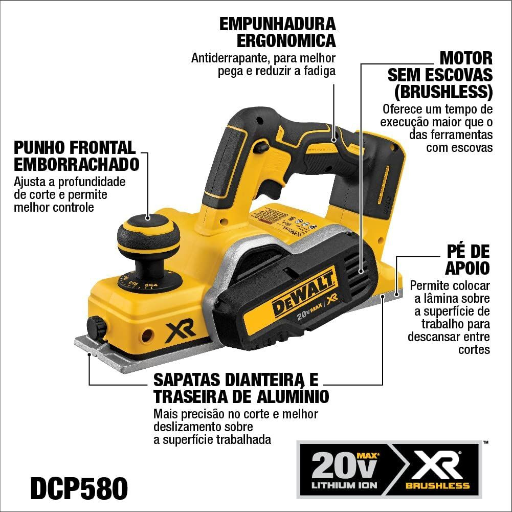 DEWALT DCP580B 20V MAX XR Planer Tool Only Federated Tool Supply