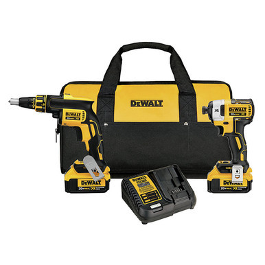 DEWALT DCK267M2 20V MAX Tool (Dcf620 Dcf887) W/ Batteries  And Bag