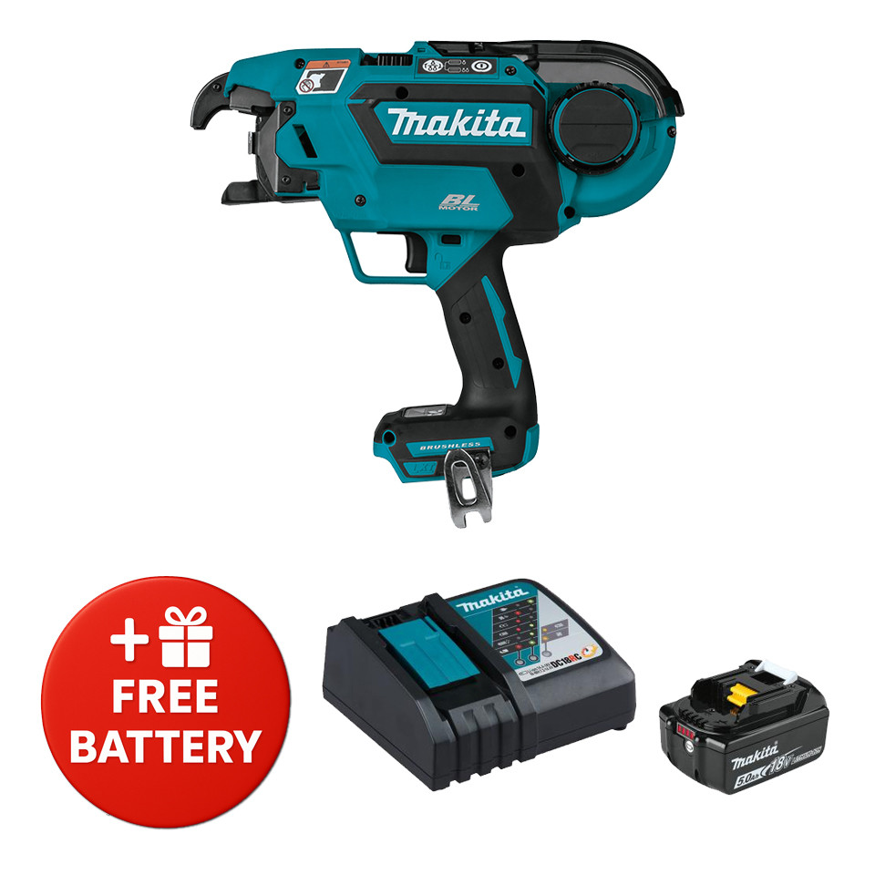 Makita DTR180ZK - Cordless Rebar Tying Tool - Canucktools.ca