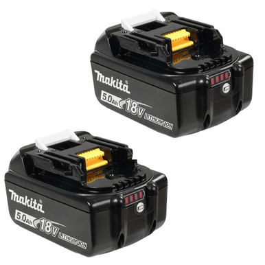 Makita BL1850-2 Twin Pack 18V Batteries Federated Tool