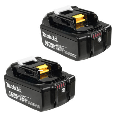 Makita BL1860-2 Twin Pack 18V Batteries Federated Tool
