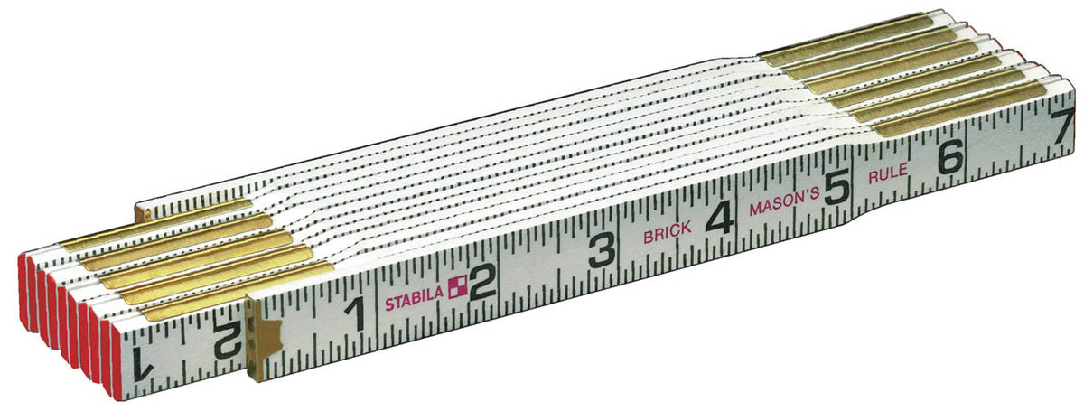 Stabila 80001 - Masons Folding Ruler - Federated Tool Supply