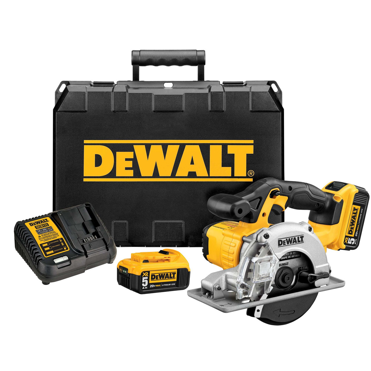 DEWALT DCS373P2 20V MAX Li-Ion Metal Cutting Saw W/