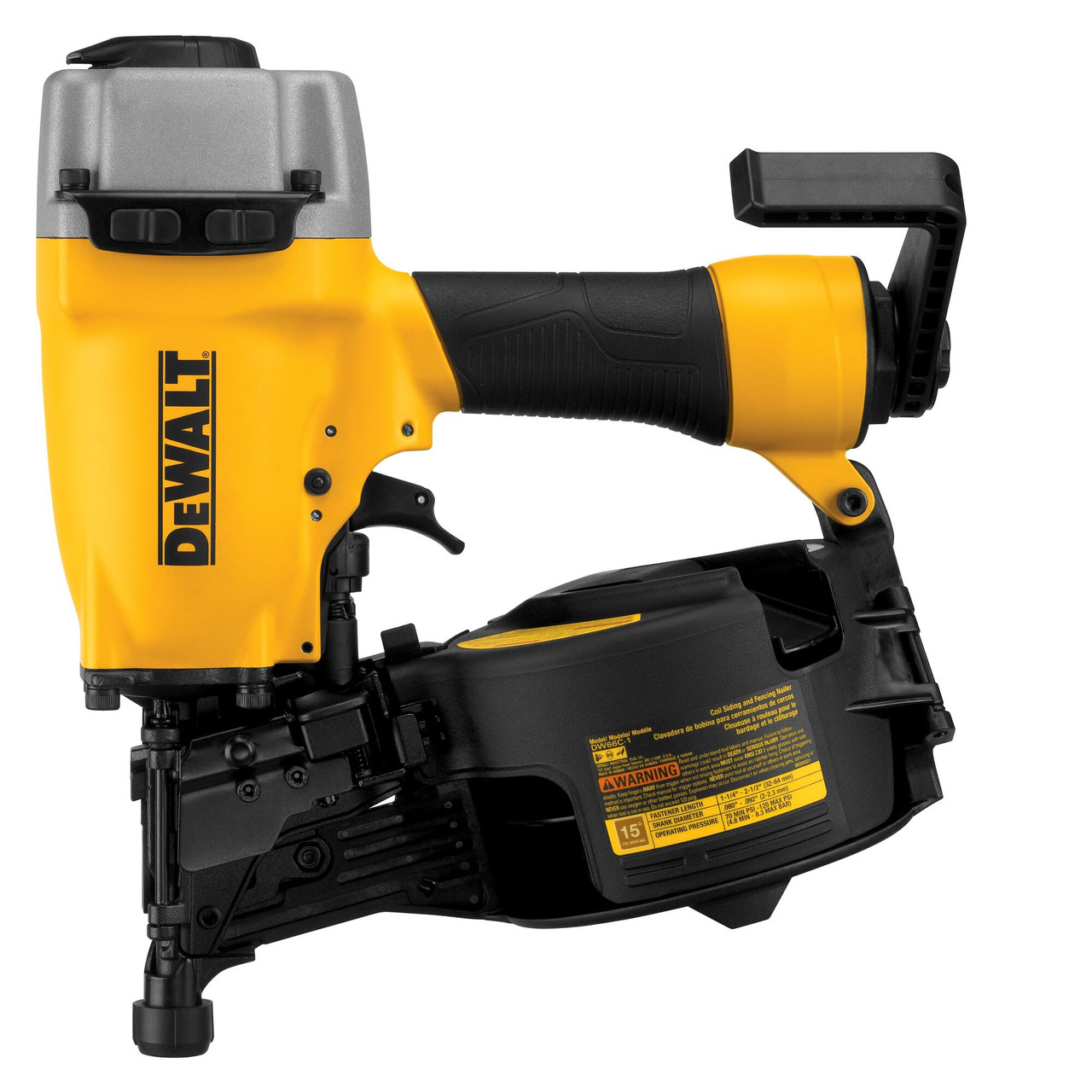DEWALT DW66C-1 15° Coil Siding Nailer (1-1/4