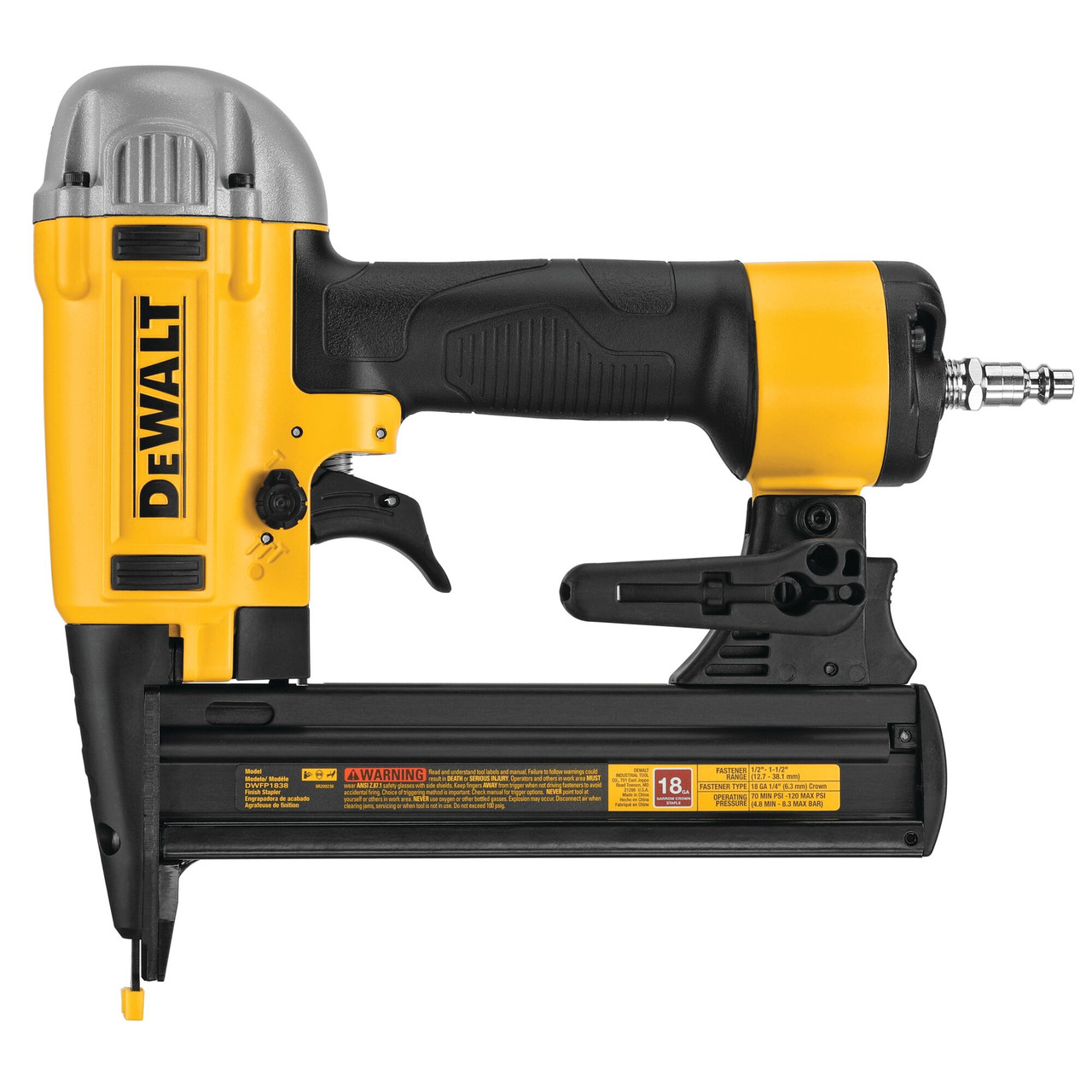 DEWALT DWFP1838 18 Gauge 1/4
