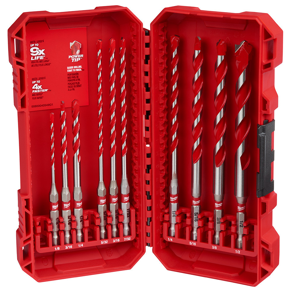 Milwaukee 48-20-9058 - 10PC. SHOCKWAVE Impact Duty Carbide Hammer