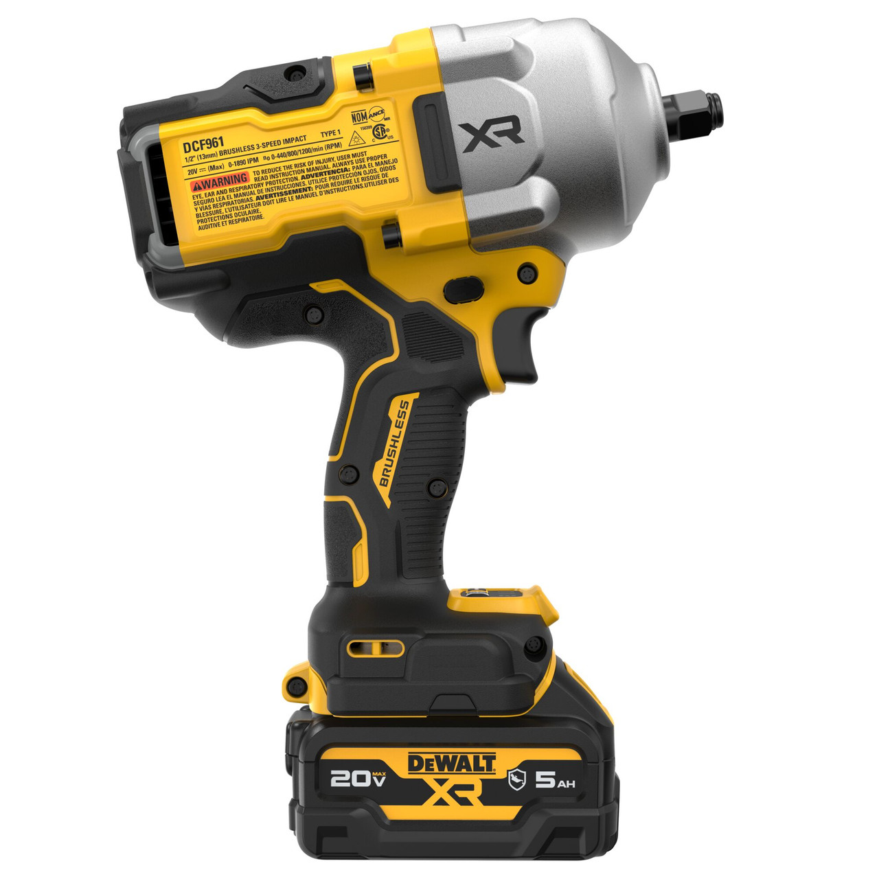 DEWALT DCF961GP1 - 20V Max XR Brushless Cordless 1/2 In. High