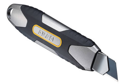 Olfa MXP-L - Alum. Die Cast Rubber Grip Ratchet Wheel  Ratchet Utility Knife