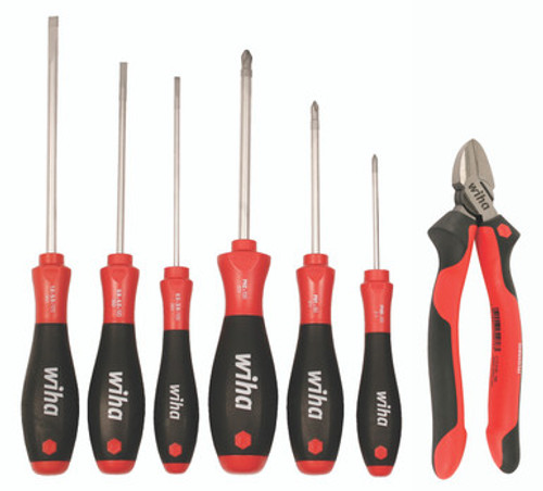 Wiha 30287 - SoftFinish Drivers & Pliers 7 Pc. Set