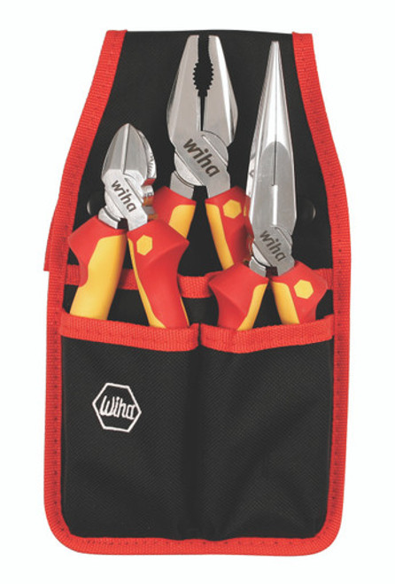 Wiha 32873 - Insulated Pliers/Cutters 3 Pc. Set