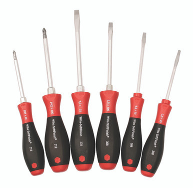 Wiha 30896 - SoftFinish Heavy Duty Sl/Ph 6 Pc. Set