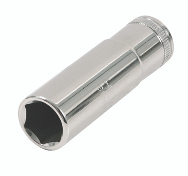 Wiha 33333 - 1/4" Dr. Deep Socket Inch, 6 Pt, 5/16"