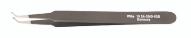 Wiha 55536 - ESD Safe Tweezers 19 SA SMD - 120mm
